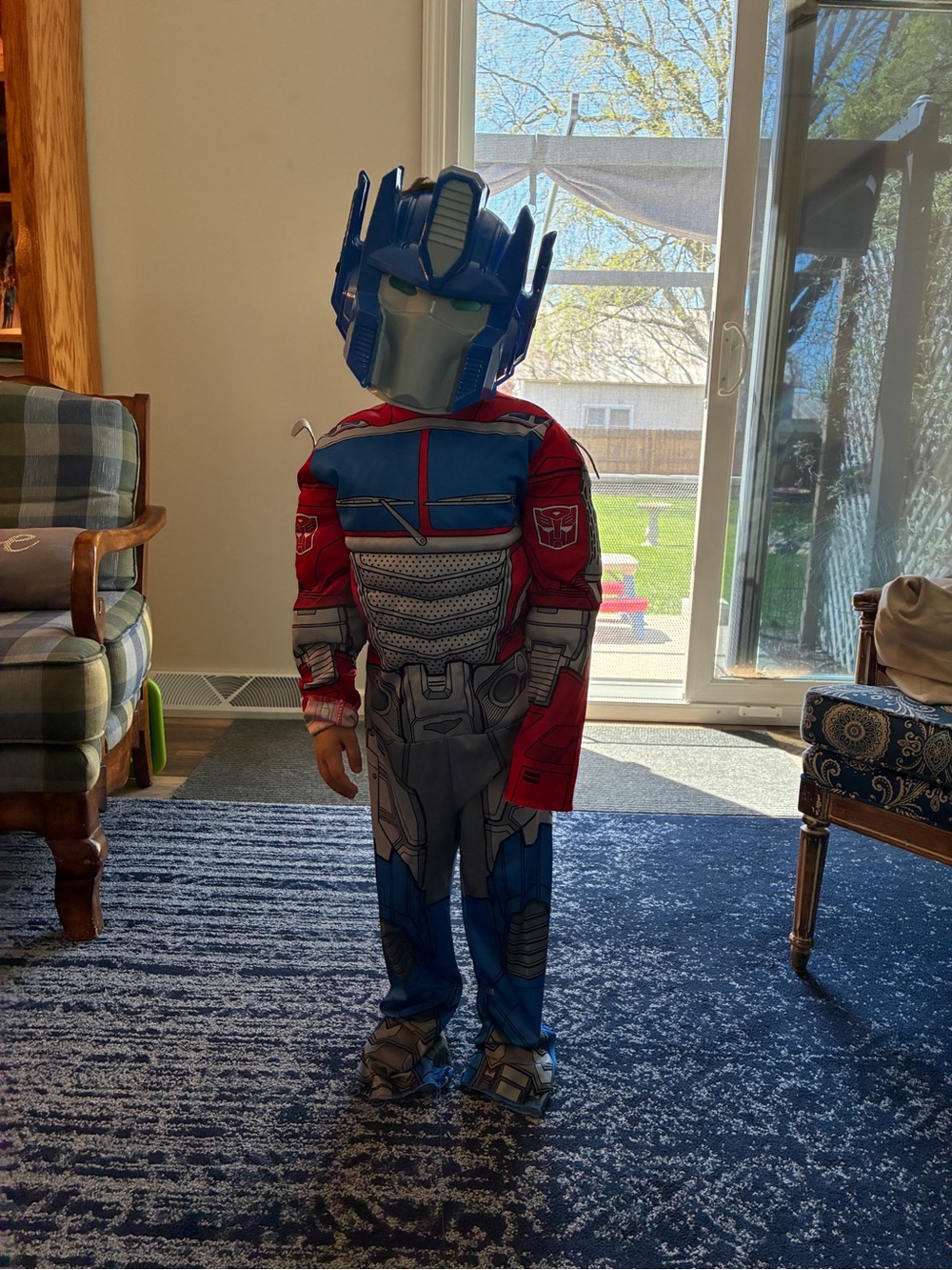 Optimus Prime Kids Costume - Red & Blue
